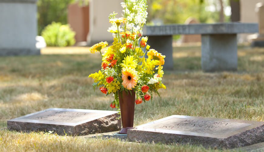 Cemetery Flower Vases, Cemetery Vases, Theft Deterrent Cemetery Vase