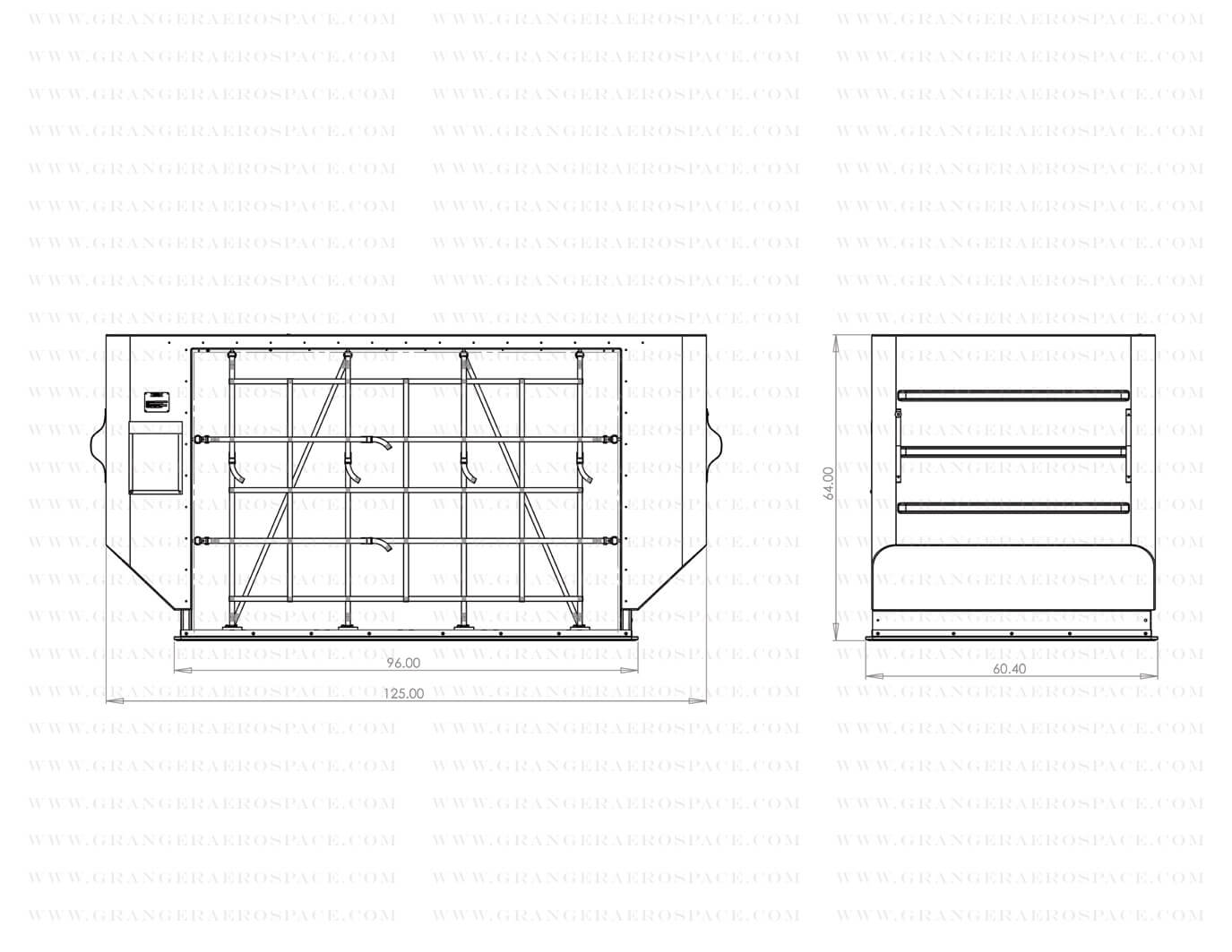 LD 8 Dimensions, LD 8 Air Cargo Container Dimensions, DQF dimensions, DQF ULD Container Dimensions