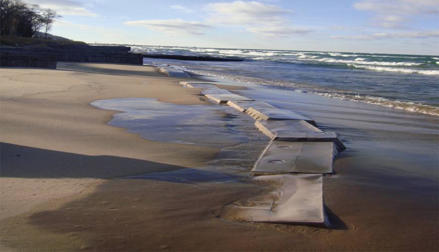 Natural Solution to Beach Erosion, Rotomolded Beach Erosion Solution, Rotationally Molded Beach erosion Solution, Sandsaver, Sandsaver Beach Erosion Solution