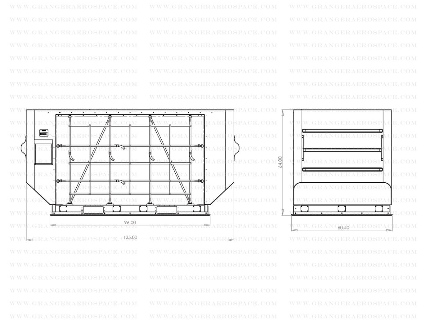 LD 8 Dimensions, LD 8 Air Cargo Container Dimensions, DQN dimensions