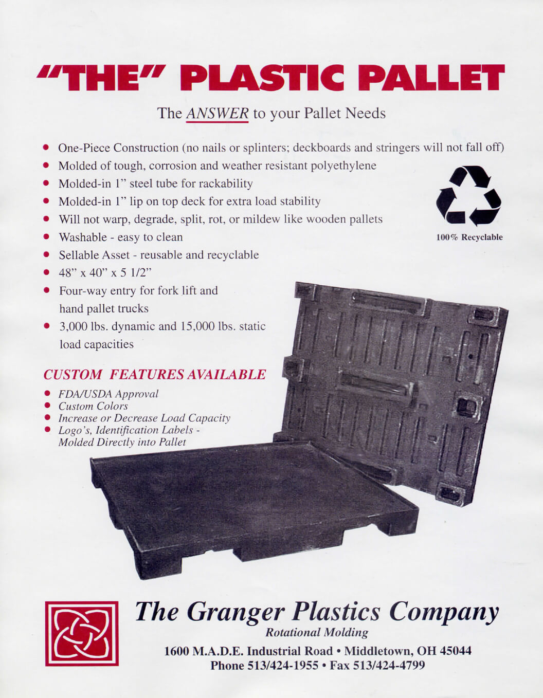 Plastic Pallet Literature